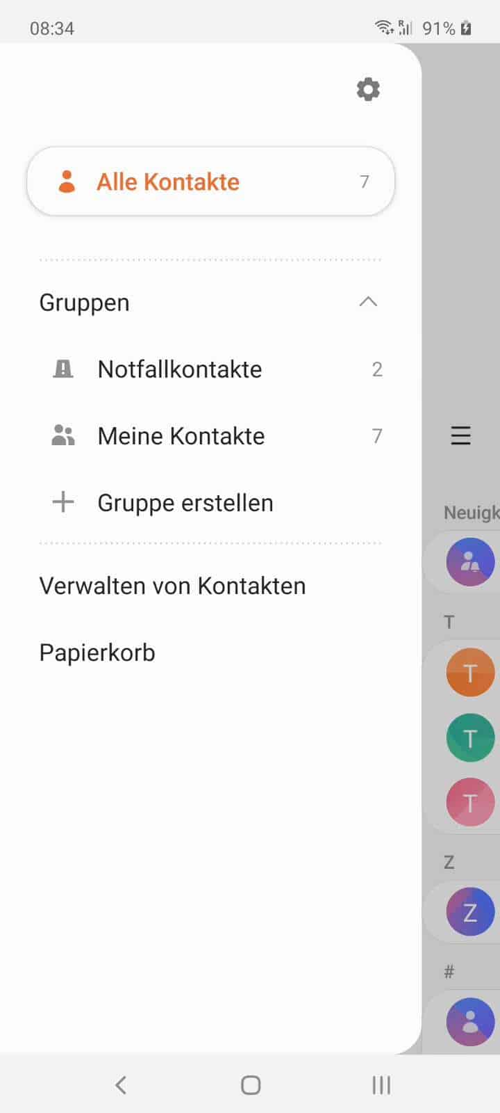 Android gruppen klingelton zuweisen