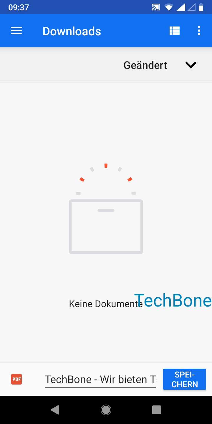 Webseite als PDF speichern - Android Handbuch | TechBone