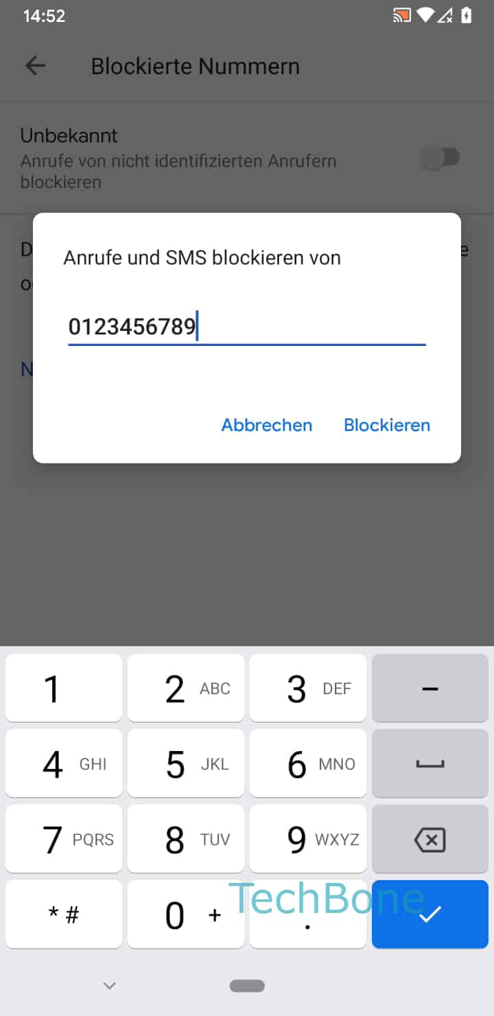 Rufnummer blockieren - Android Handbuch | TechBone