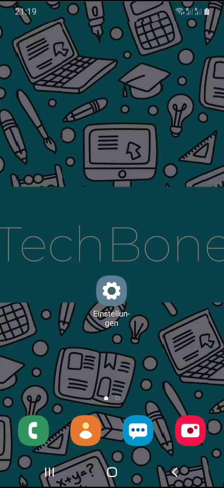 Einfacher Modus Samsung Handbuch Techbone