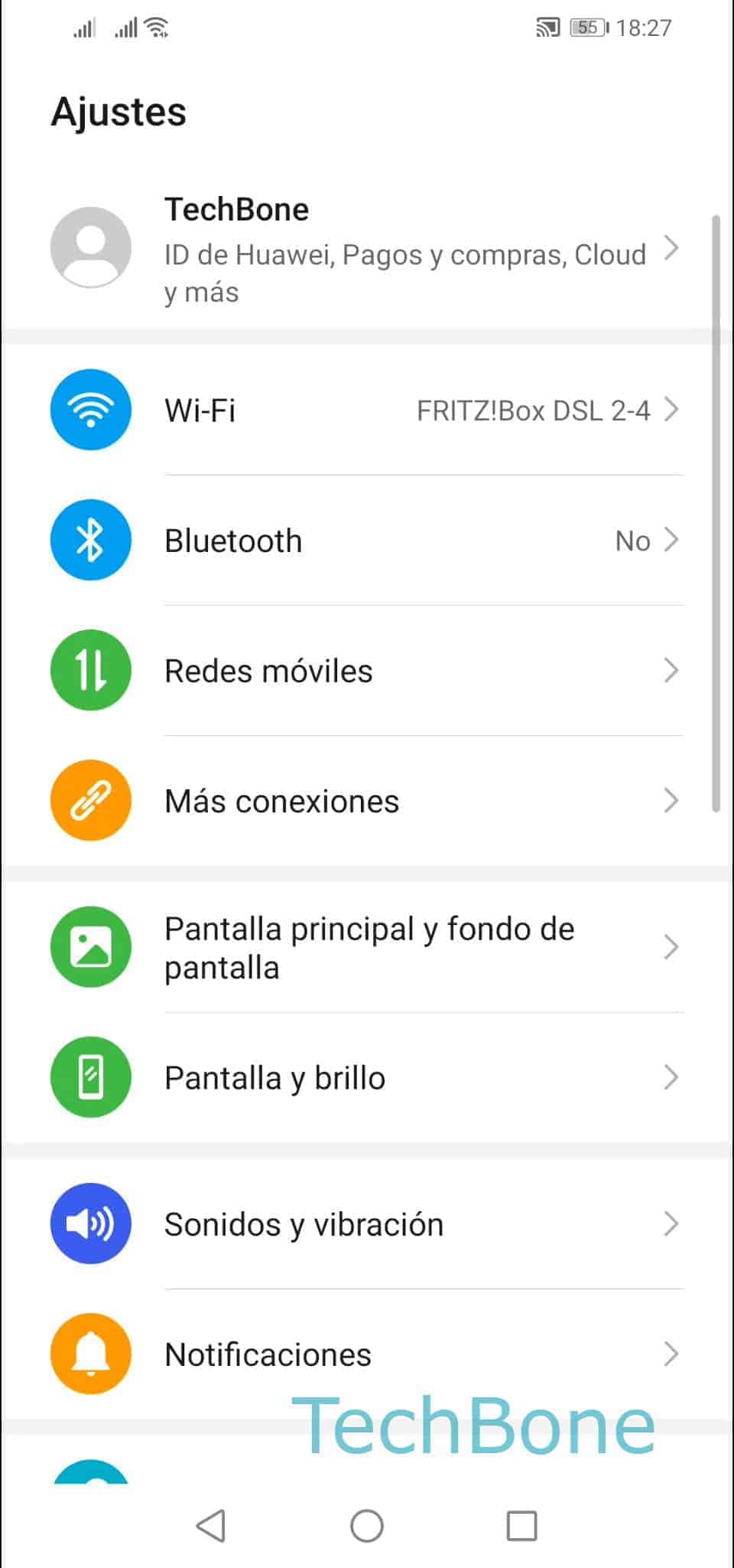 Activar O Desactivar Los Datos M Viles Huawei Manual Techbone