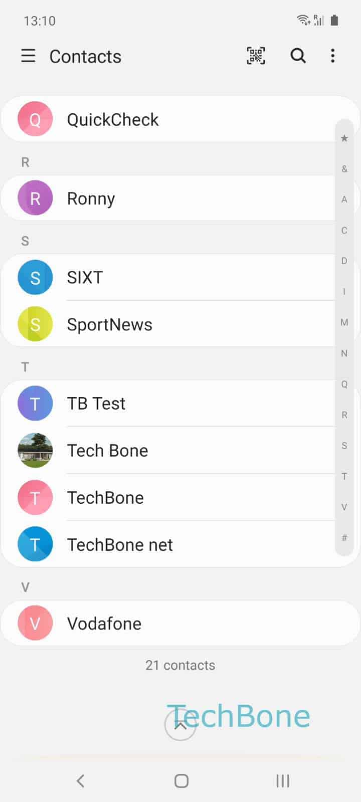 How to Add contact to favorites Samsung Manual TechBone