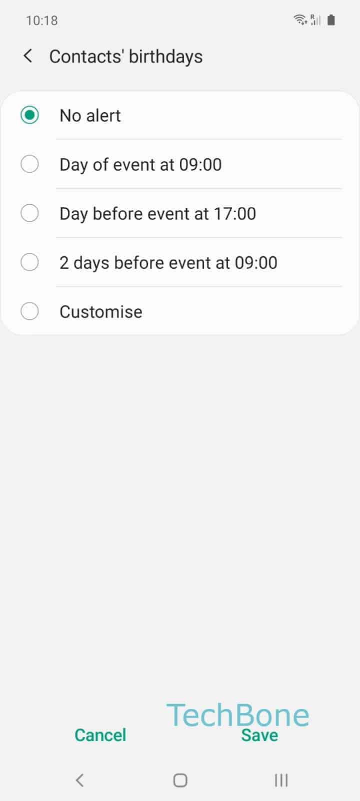How to Add a Reminder for birthdays Samsung Manual TechBone