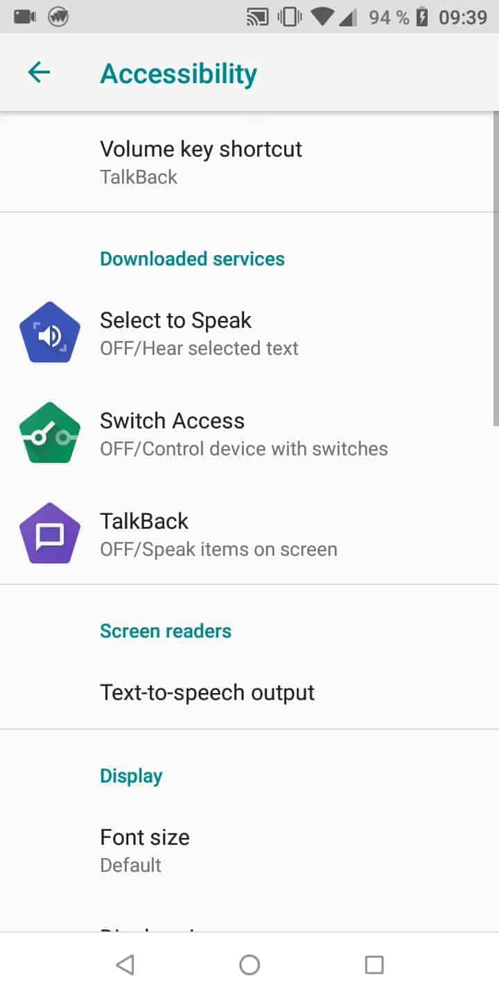 Volume key shortcut - Android 8 Manual | TechBone