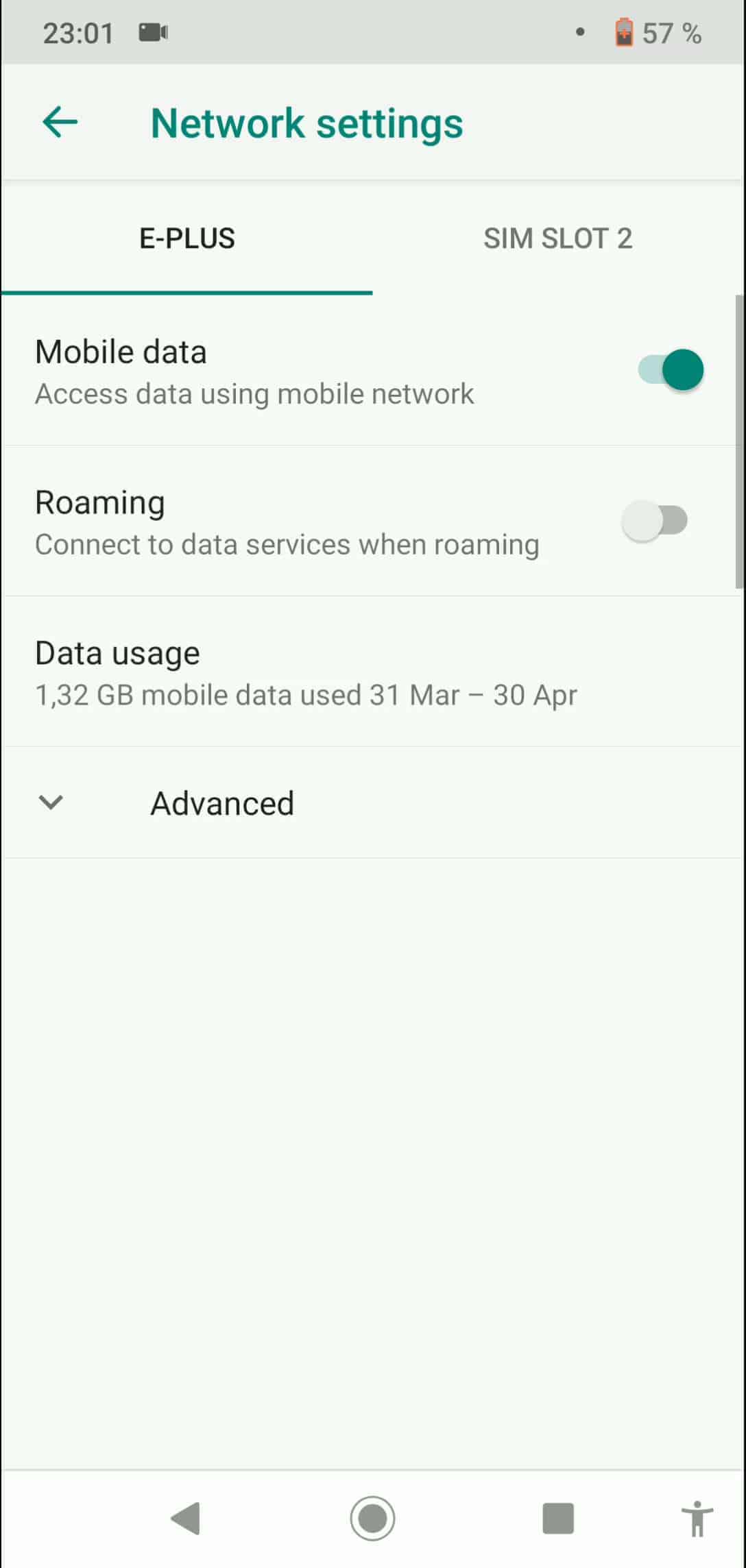 comment activer le roaming sur android