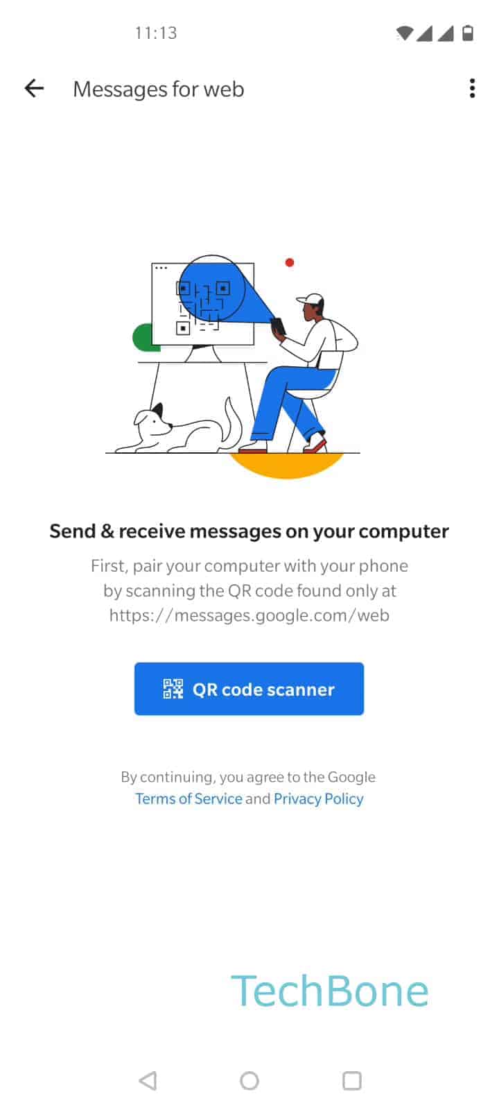 How to use Messages for web on the PC OnePlus Manual TechBone