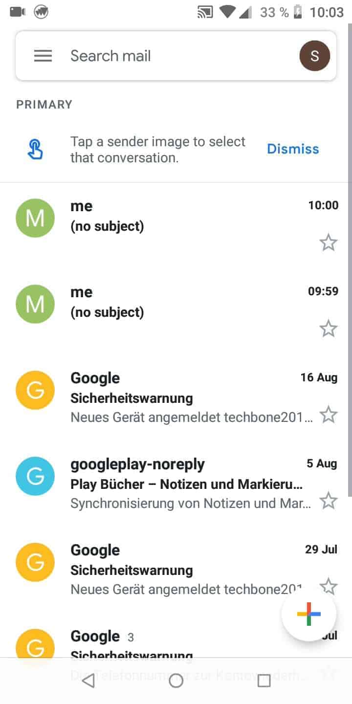 comment supprimer une boite mail sur android