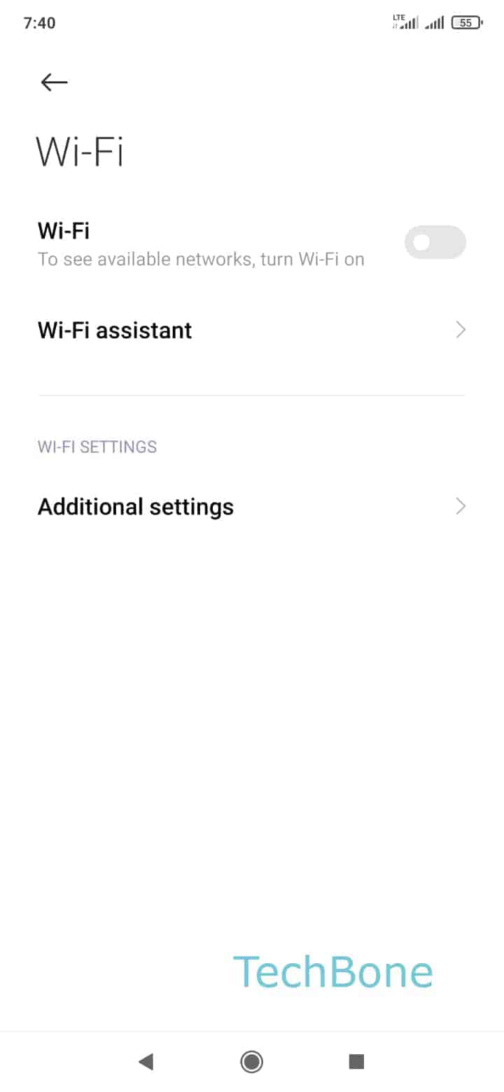 How to Turn on/off Wi-Fi - Xiaomi Manual | TechBone