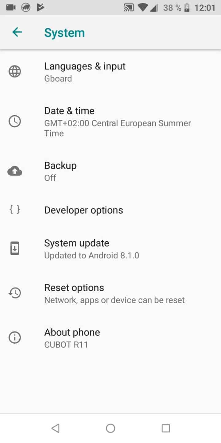 Reset apps - Android 8 Manual | TechBone