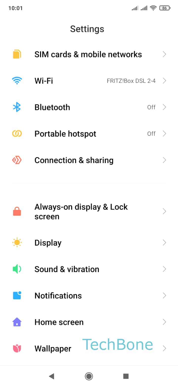 How to Turn on/off Vibration on Tap Xiaomi Manual TechBone