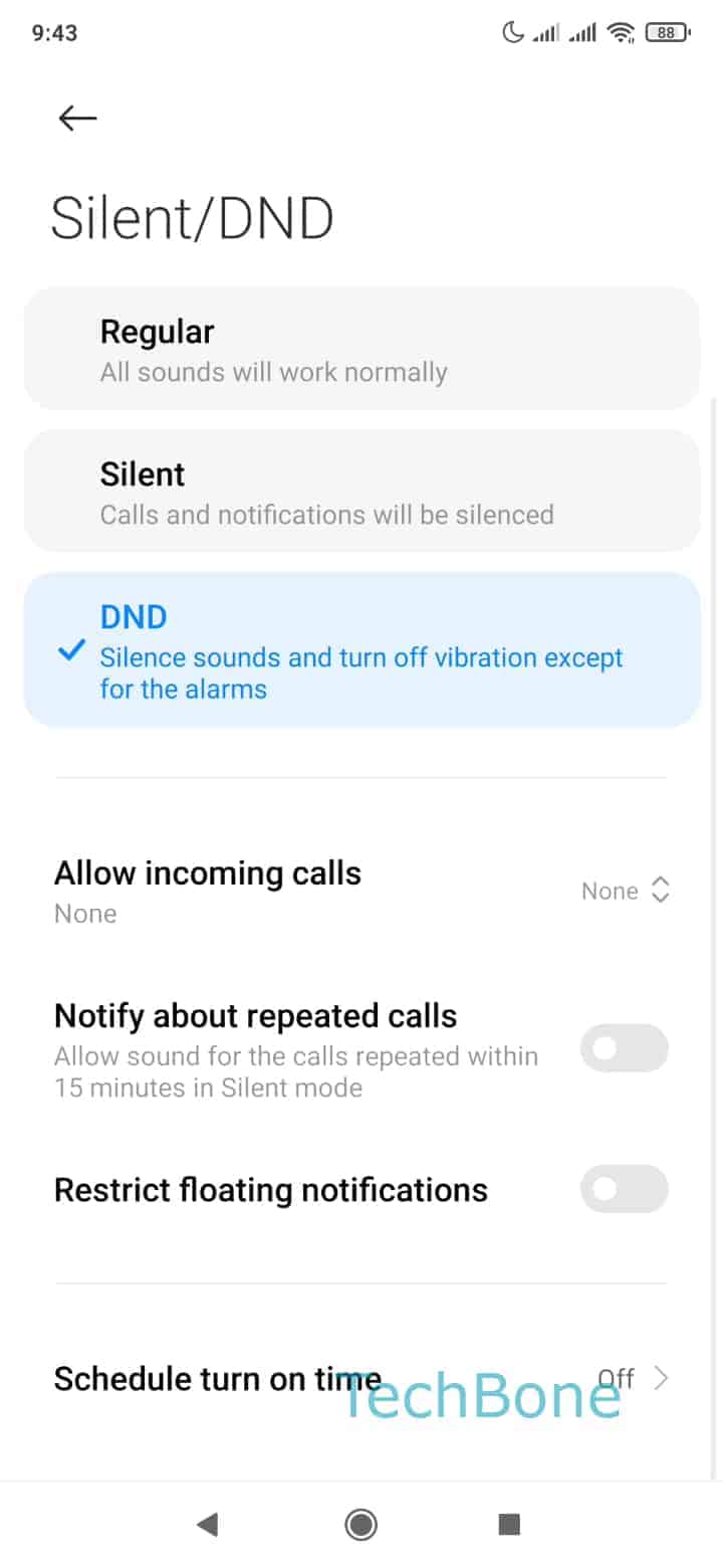 How to Allow repeated calls (Do not disturb) - Xiaomi Manual | TechBone