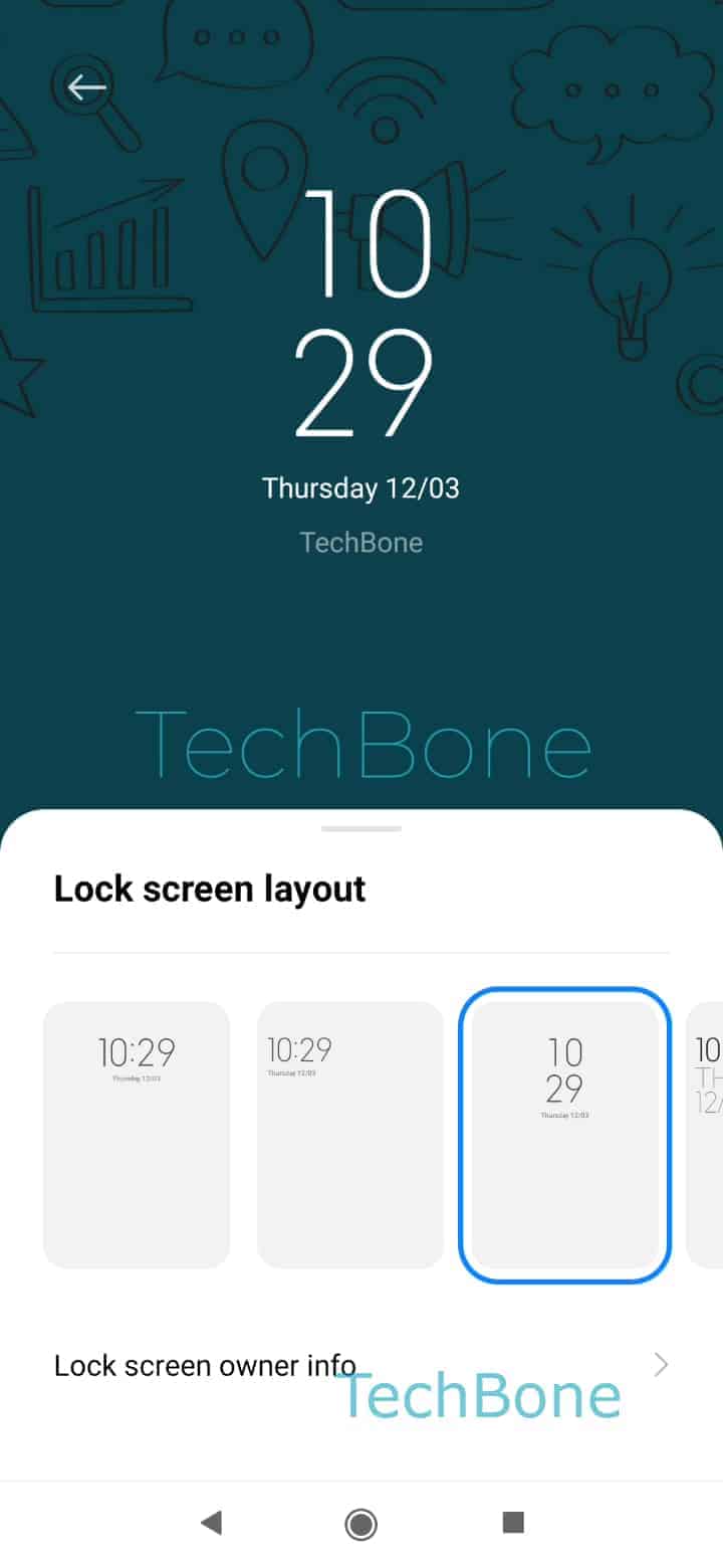 How to Change Lock screen Clock format - Xiaomi Manual | TechBone