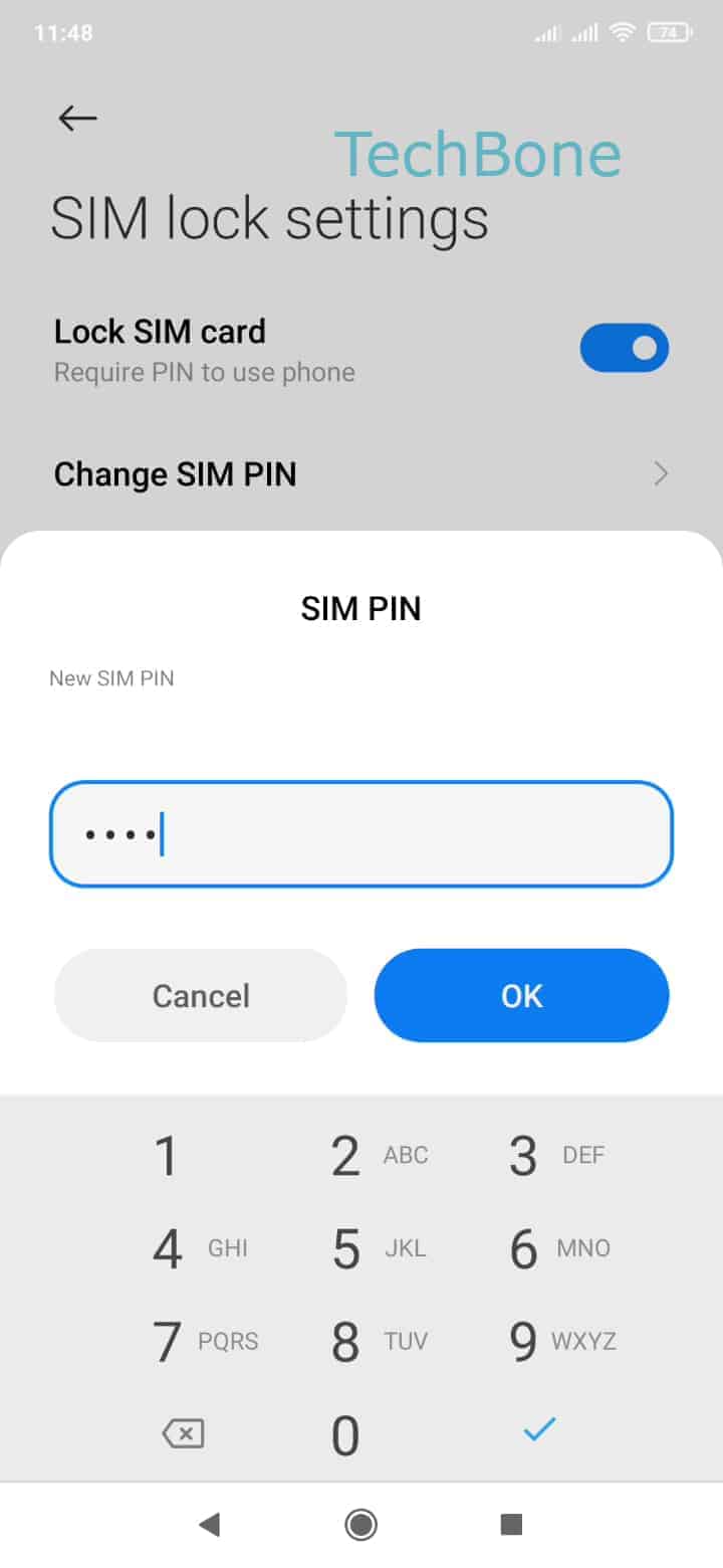 How To Change PIN Of The SIM Card Xiaomi Manual TechBone