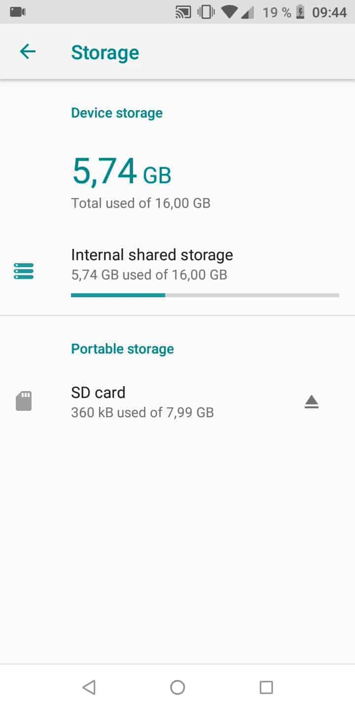 Format SD card Android 8 Manual TechBone