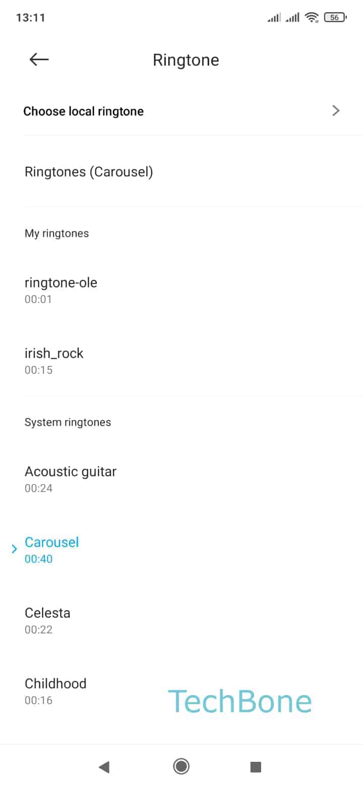 How to assign a ringtone to a contact - Xiaomi Manual | TechBone