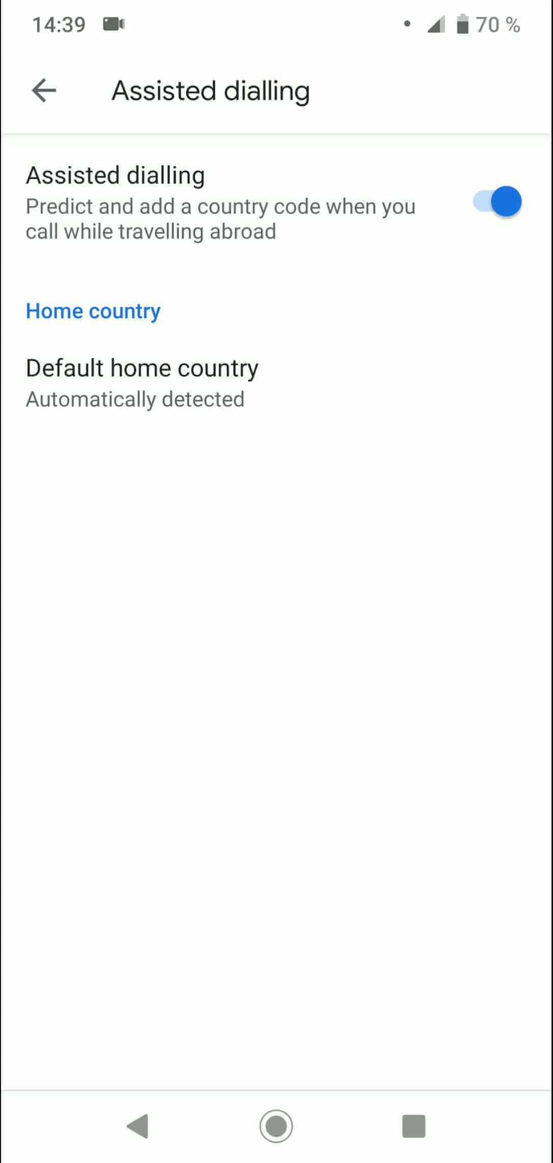 Assisted dialing Android Manual TechBone