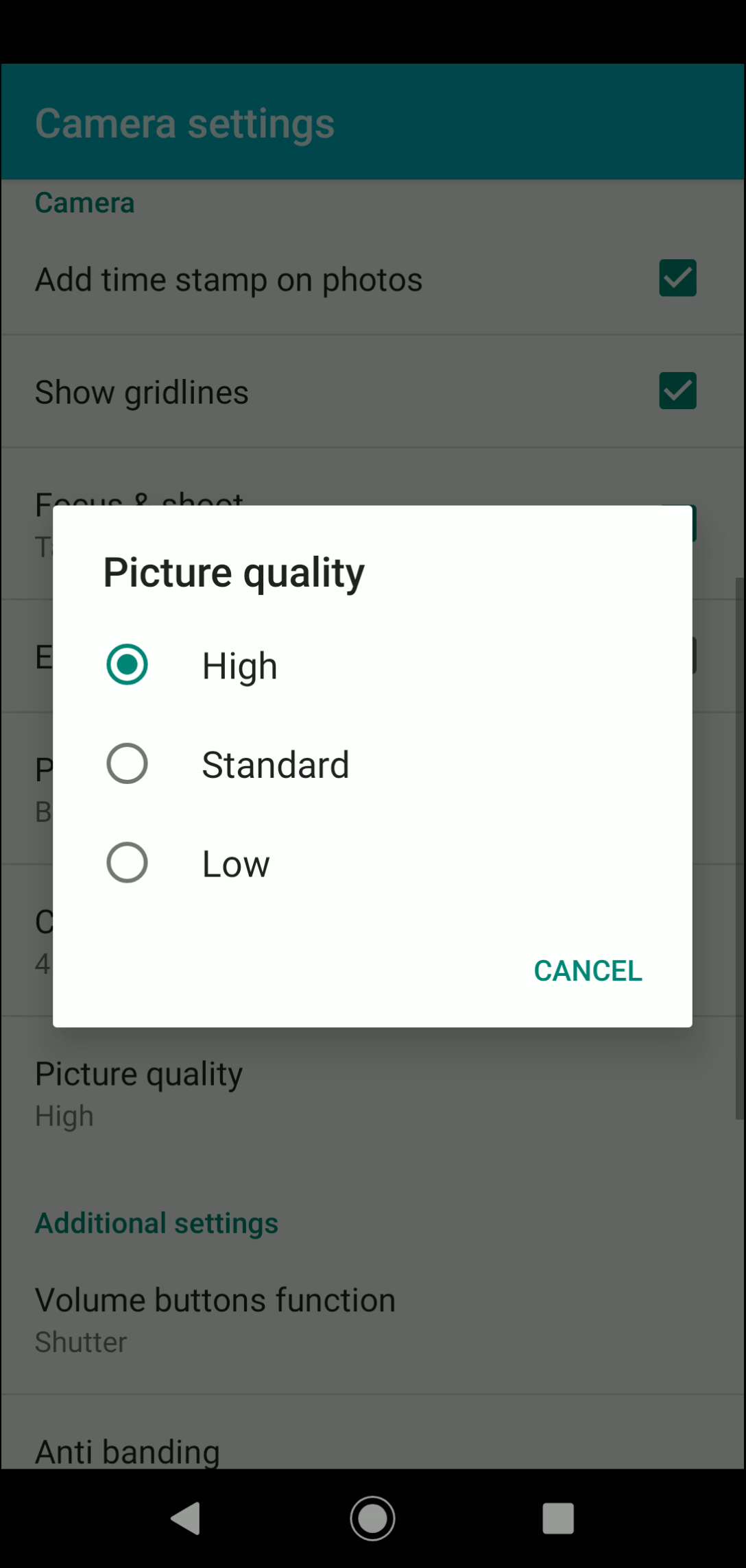 Picture quality - Android 9 Manual | TechBone