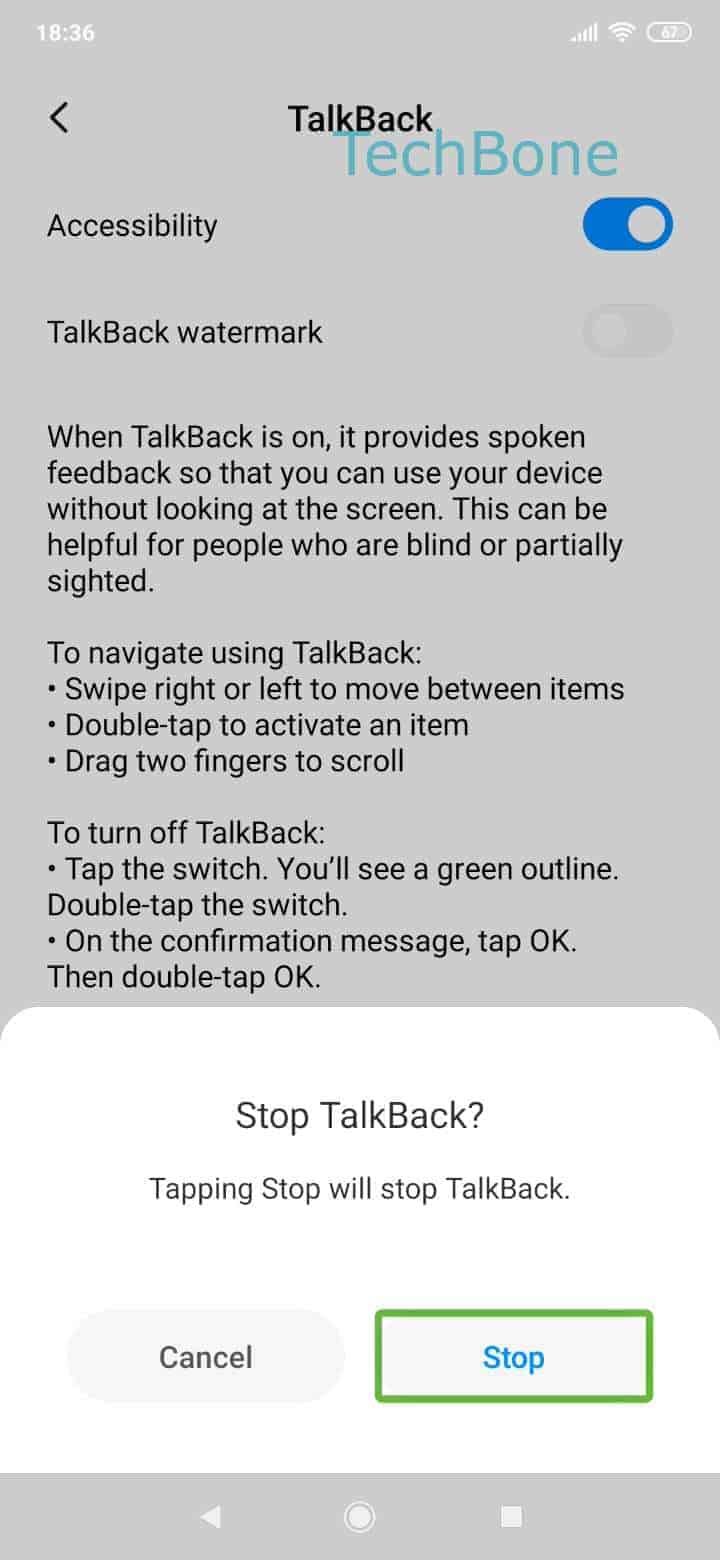 Как отключить talkback на xiaomi