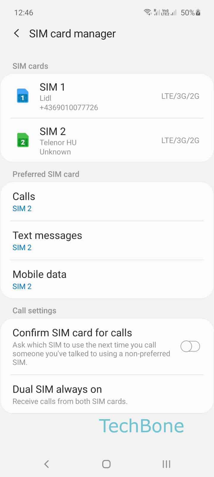 How to Change SIM card Icon - Samsung Manual | TechBone