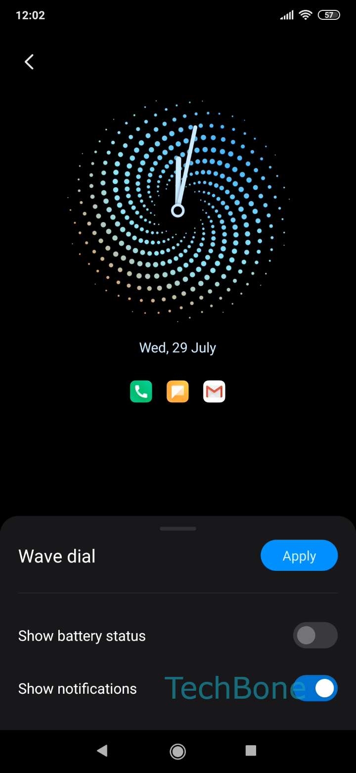 How to change the clock style on the Always-on display - Xiaomi Manual