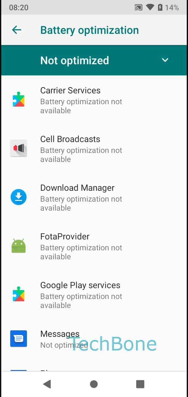 How to enable or disable battery optimization android manual techbone