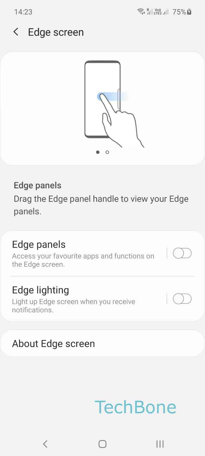 How to Enable or Disable Edge Panels Samsung Manual TechBone