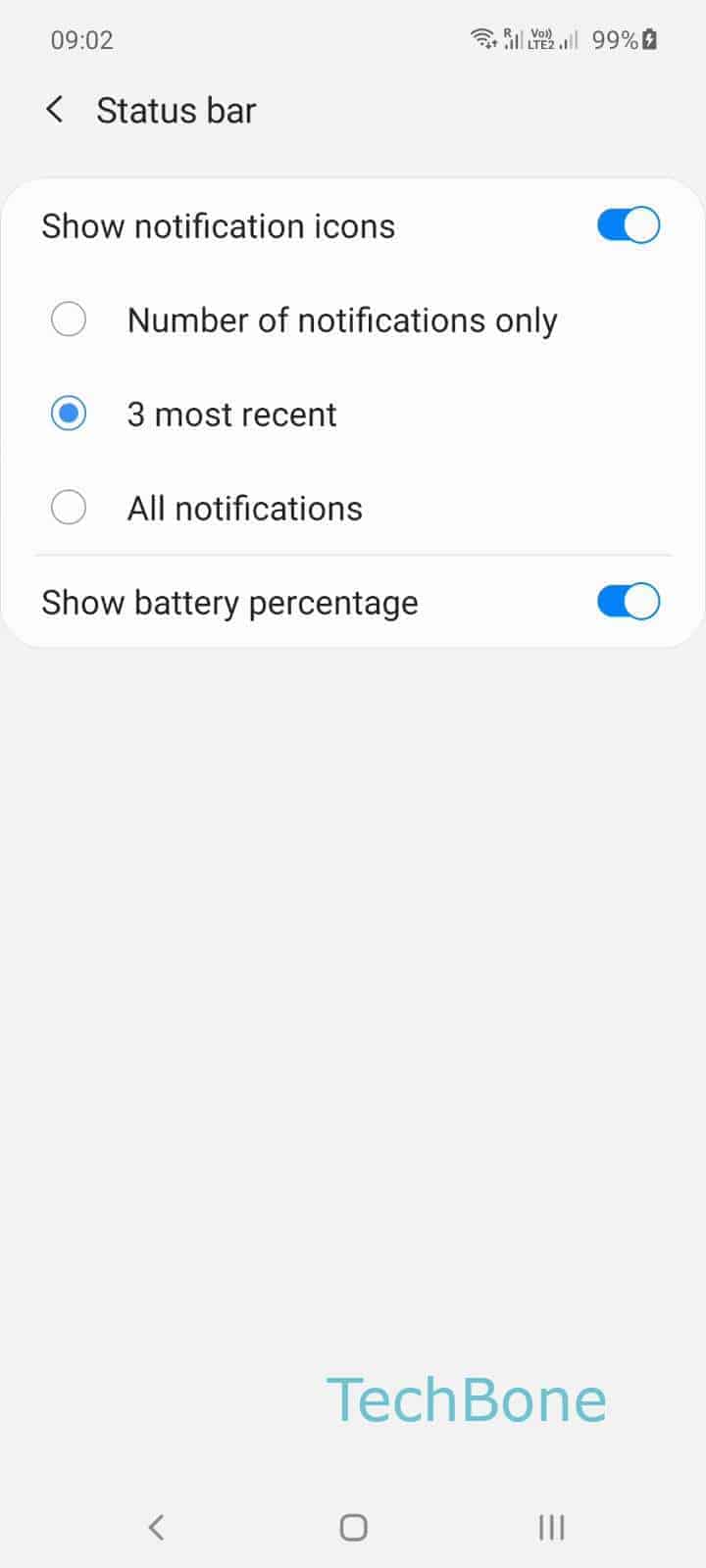 How to Show Battery Percentage Samsung Manual TechBone