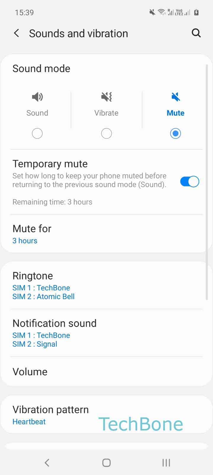 How to Set Temporary mute - Samsung Manual | TechBone