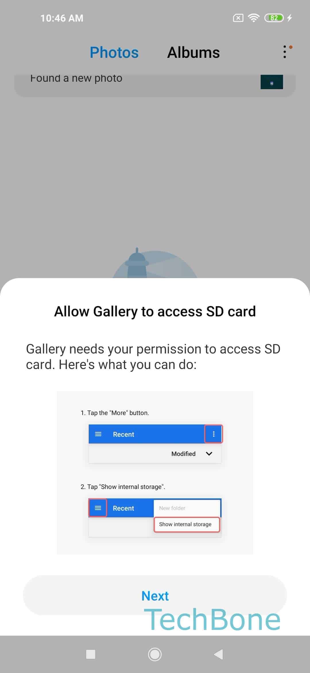 How to Allow Gallery Access to SD card Xiaomi Manual TechBone