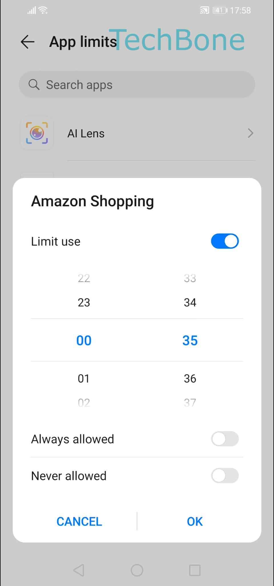 How to set daily app time limit Huawei Manual TechBone
