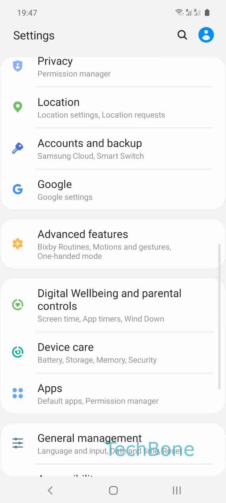 How to Enable or Disable Screenshot toolbar Samsung Manual TechBone