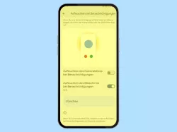 Android: Bildschirmlicht-Benachrichtigung einschalten oder ausschalten