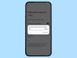 Android: Datenwarnung einstellen
