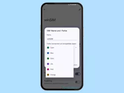Android: Farbe der SIM-Karte ändern