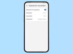 Huawei: Automatisches Einschalten oder Ausschalten planen