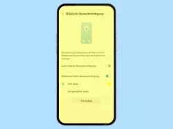 Samsung: Bildschirmlicht-Benachrichtigung einschalten oder ausschalten