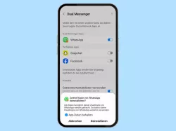 Samsung: Mittels Dual Messenger geklonte App löschen