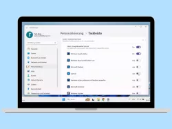 Windows 11: Symbole in der Taskleiste einblenden oder ausblenden