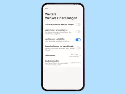 Xiaomi: Ansteigende Wecker-Lautstärke einschalten oder ausschalten