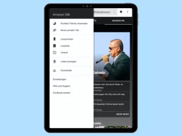 Amazon Fire Tablet: Einstellungen des Silk-Browsers ändern