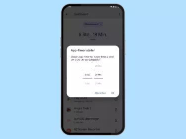 Android: App-Timer: Nutzungsdauer einer App zeitlich begrenzen