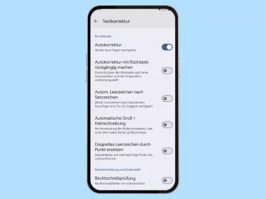 Android: Autokorrektur ausschalten