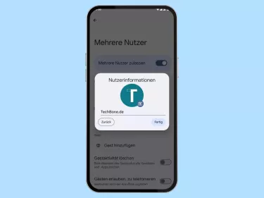 Android: Benutzer hinzufügen