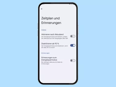 Android: Energiesparmodus automatisch deaktivieren