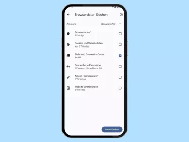 Android: In Google Chrome den Cache löschen