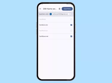 Android: Kontakte von SIM-Karte importieren
