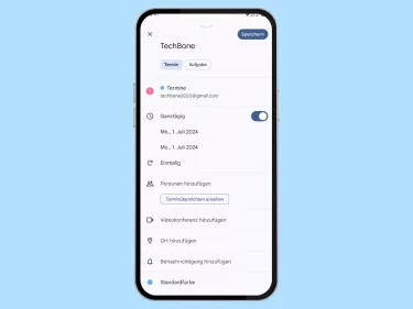 Android: Termin im Google Kalender eintragen