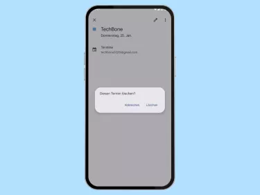 Android: Termin im Google Kalender löschen