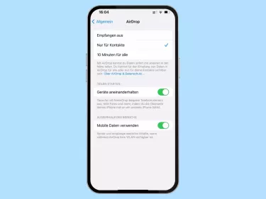 Apple iPhone: AirDrop verwenden und einstellen