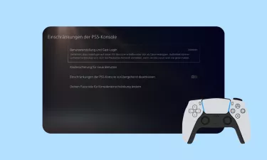 PlayStation 5: Anmeldung von anderen Konten deaktivieren